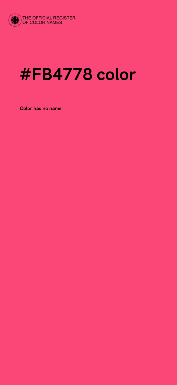 #FB4778 color image