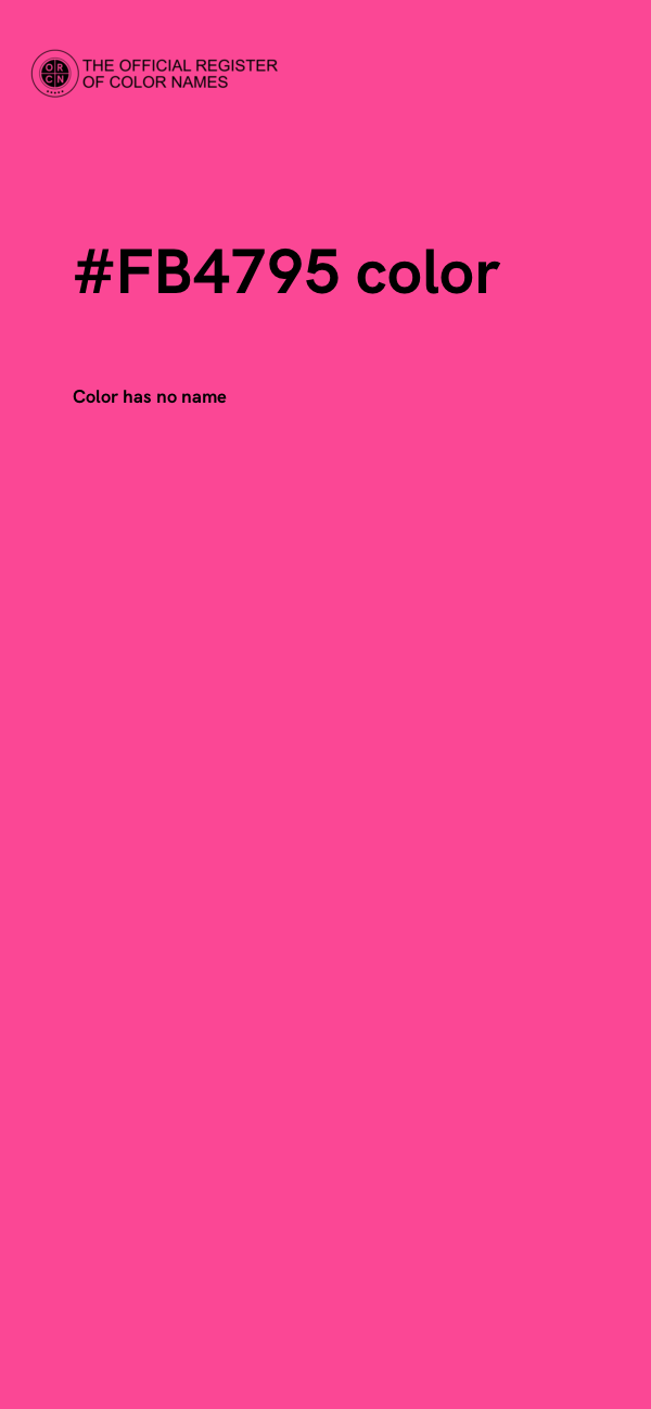 #FB4795 color image