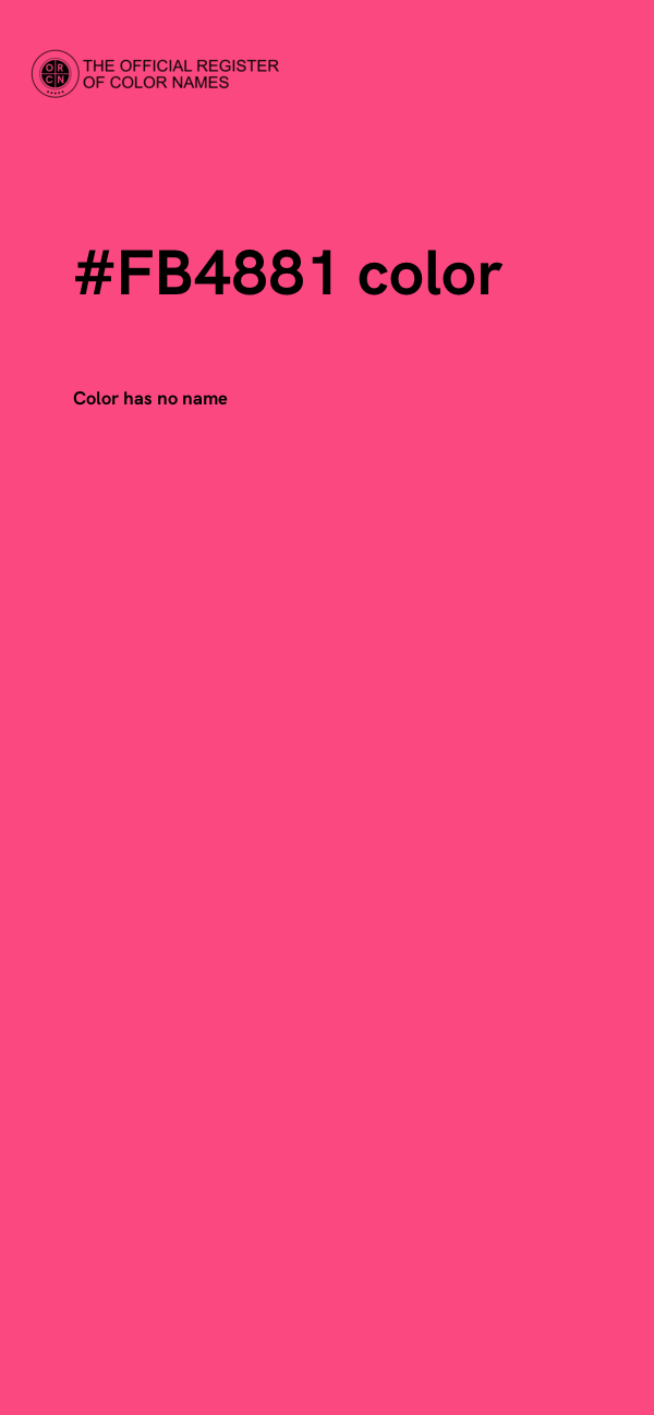 #FB4881 color image