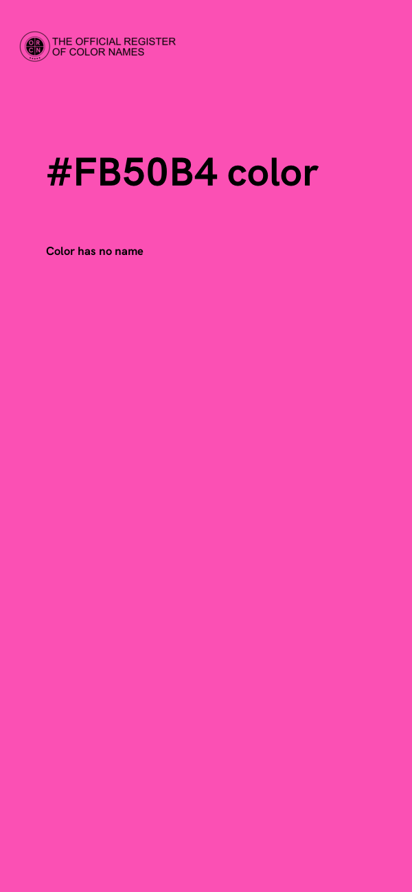 #FB50B4 color image