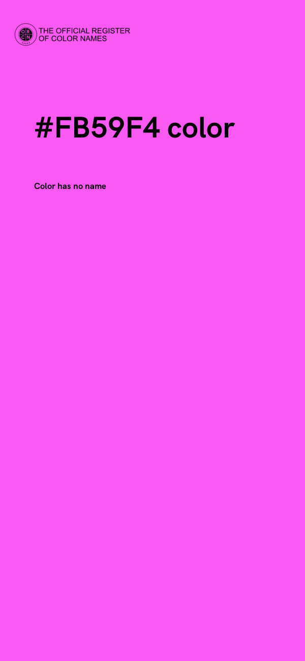 #FB59F4 color image