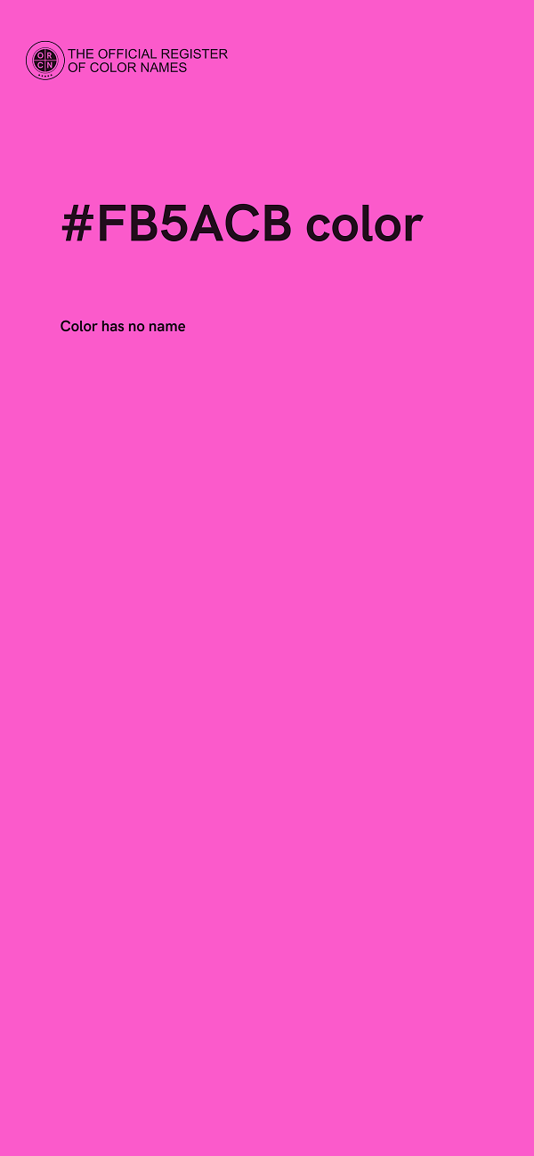 #FB5ACB color image
