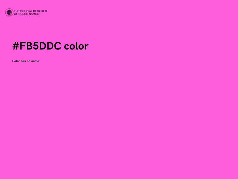 #FB5DDC color image