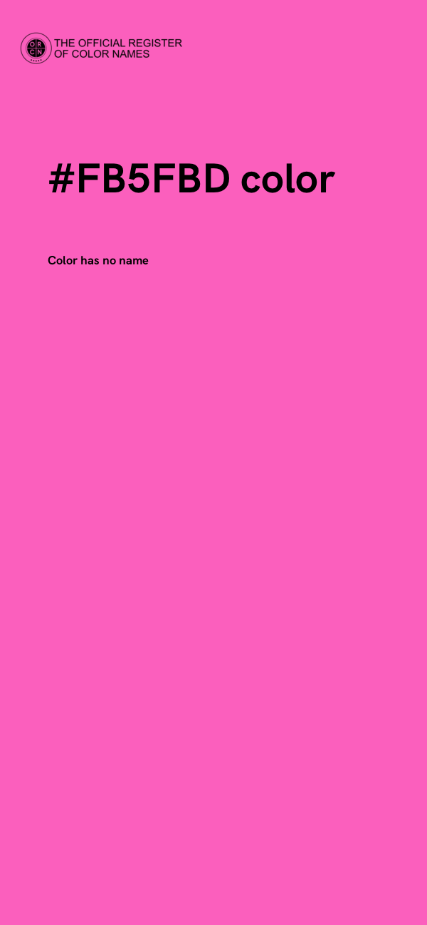 #FB5FBD color image