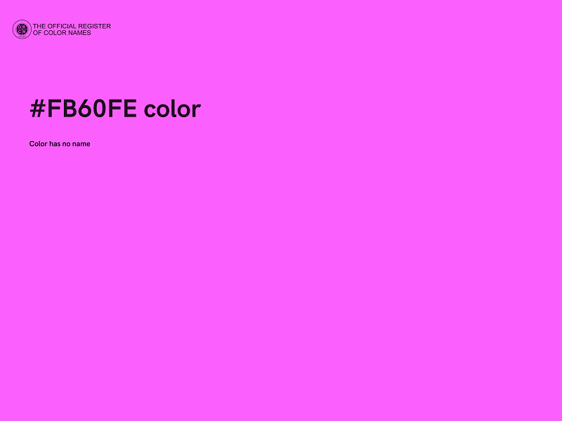 #FB60FE color image