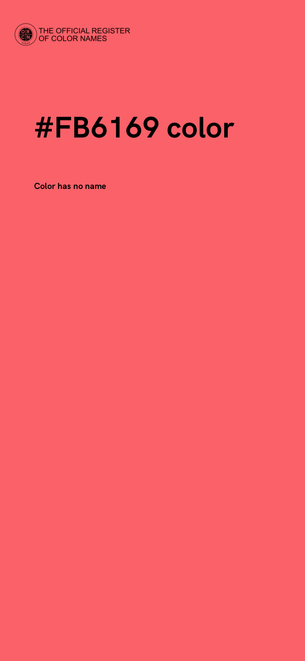 #FB6169 color image