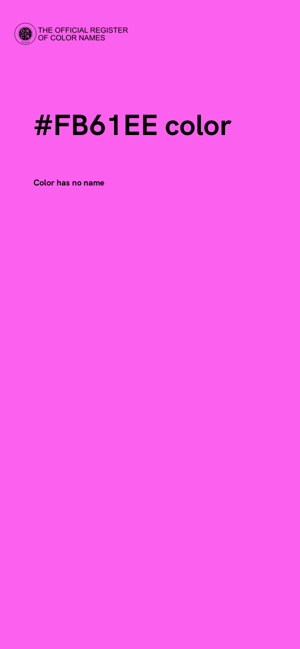 #FB61EE color image