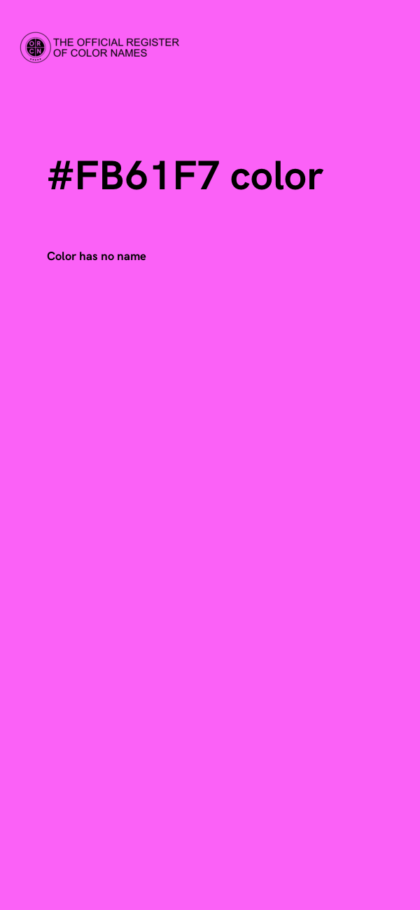 #FB61F7 color image