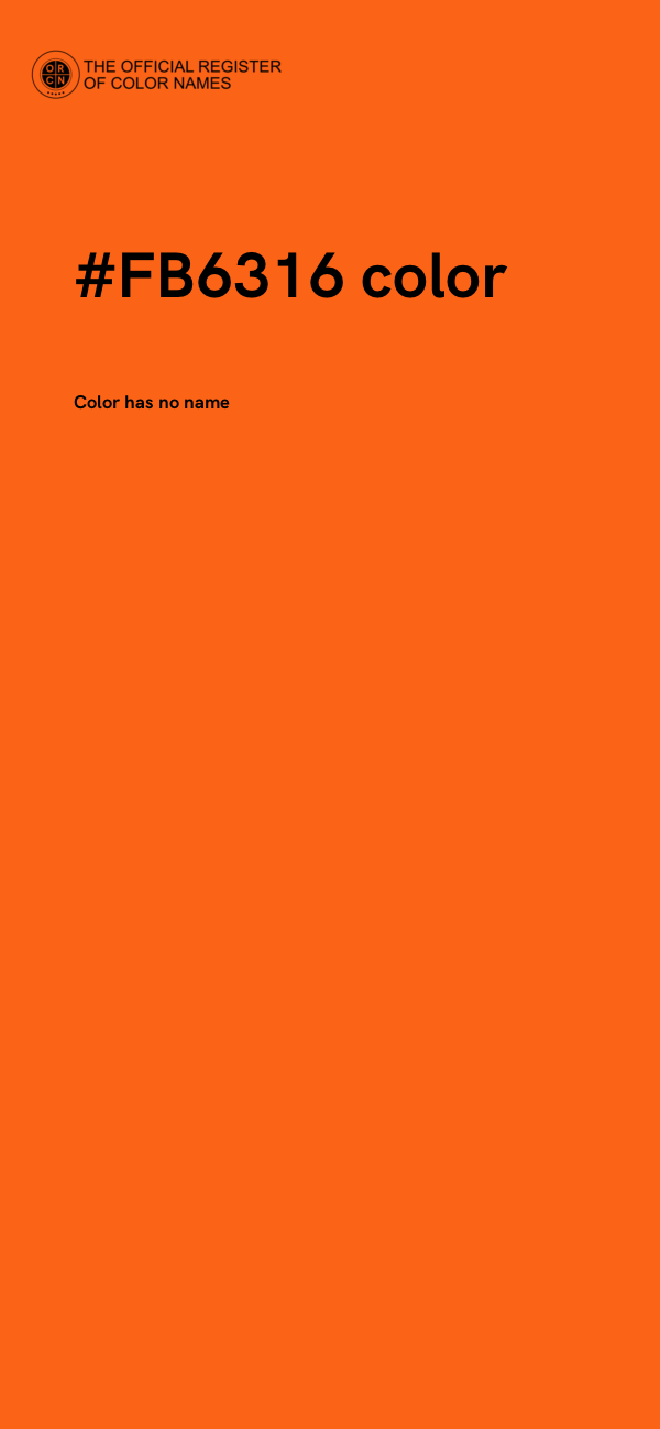 #FB6316 color image