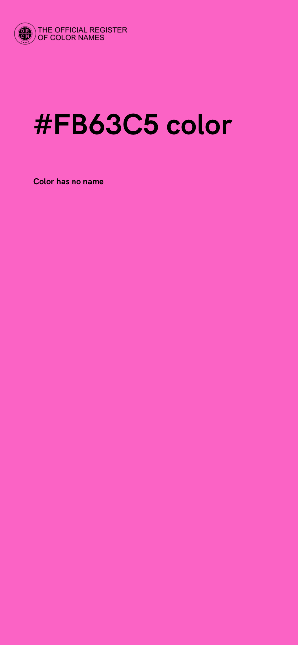 #FB63C5 color image