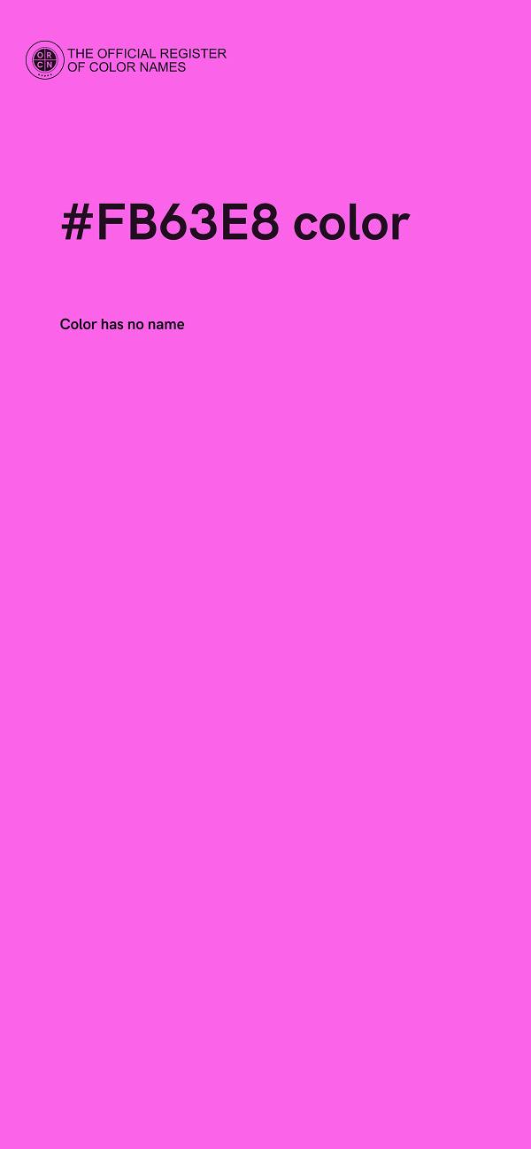 #FB63E8 color image