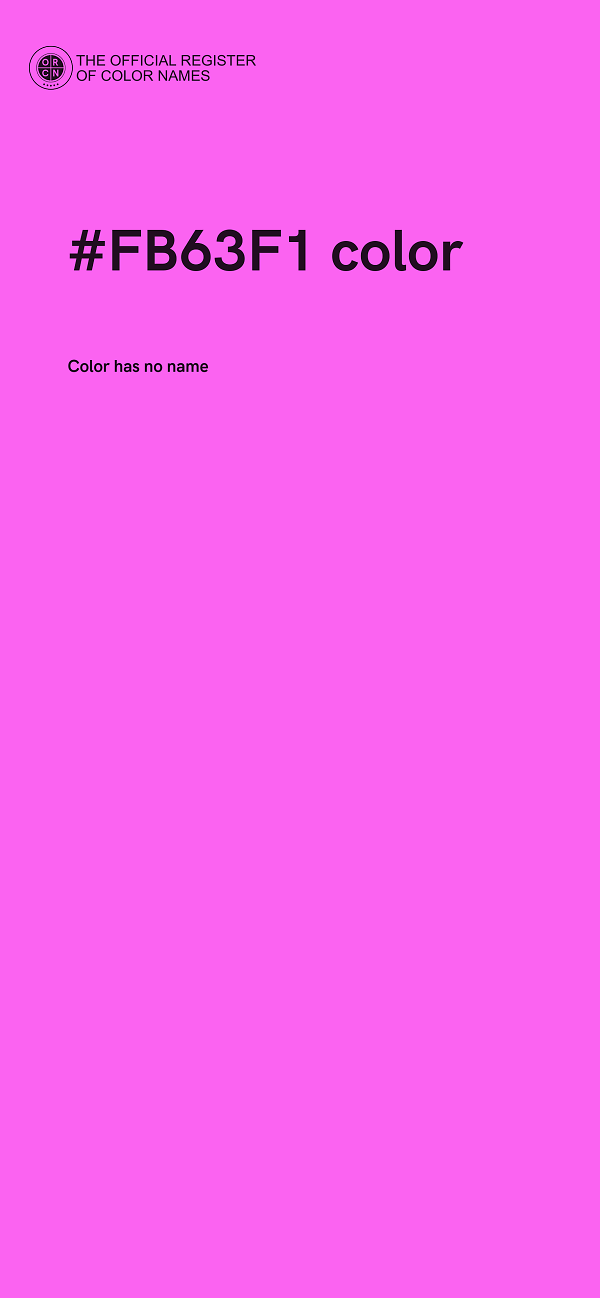 #FB63F1 color image