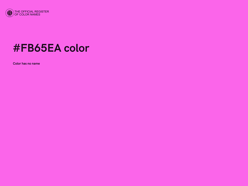 #FB65EA color image