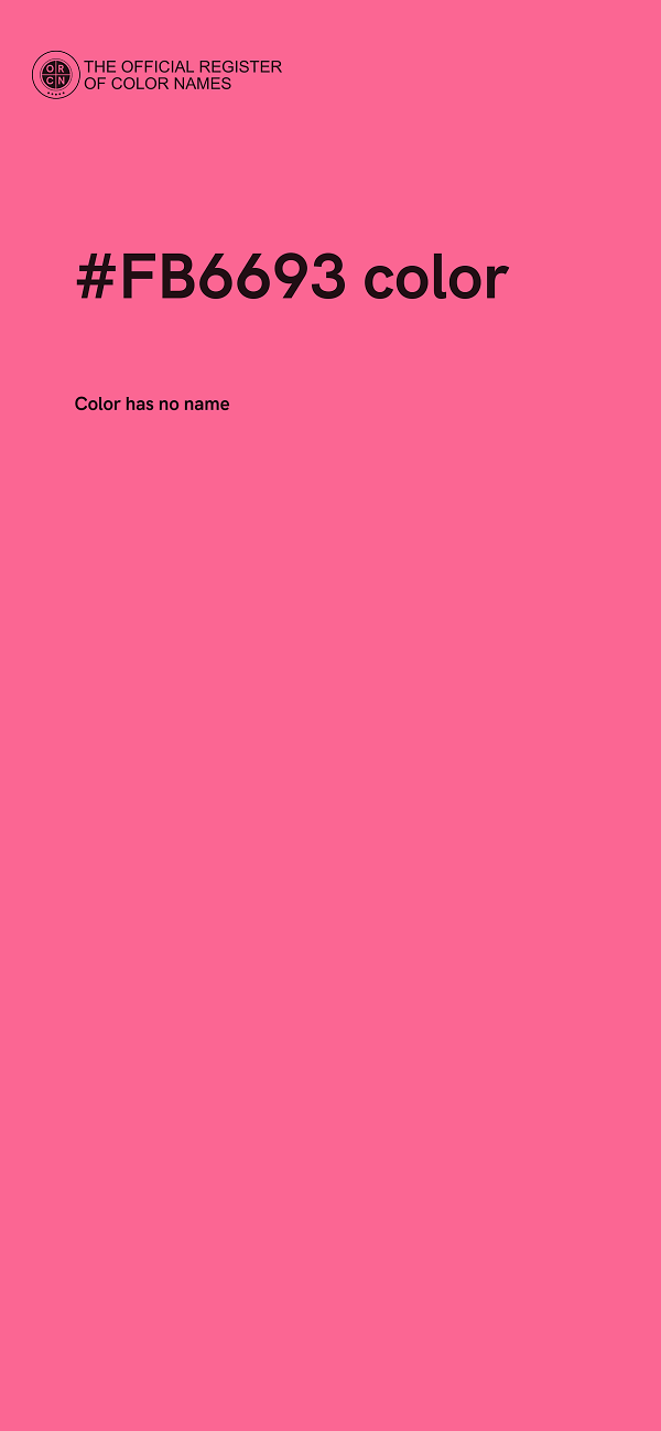 #FB6693 color image