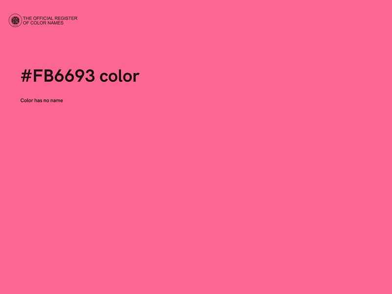 #FB6693 color image