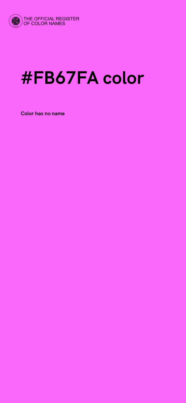 #FB67FA color image