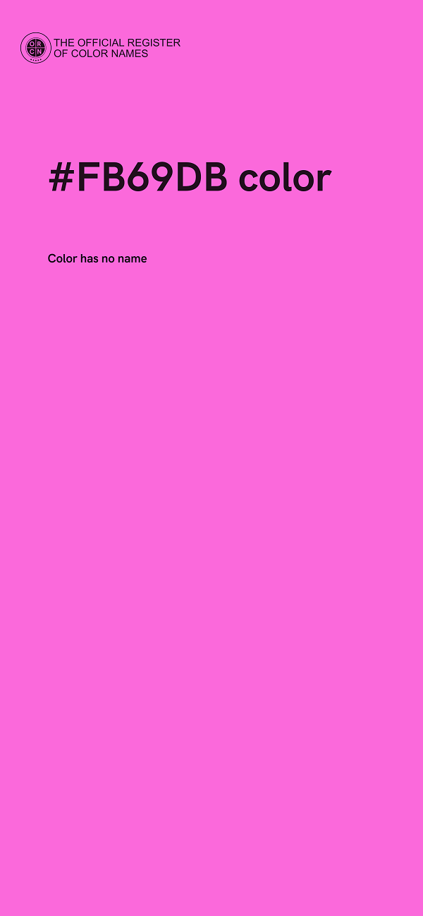 #FB69DB color image
