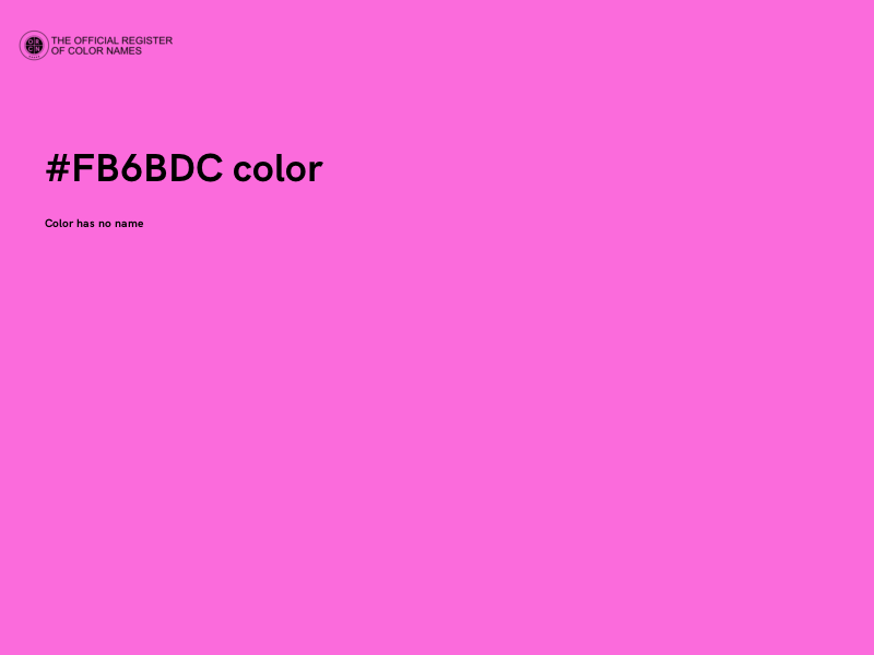 #FB6BDC color image