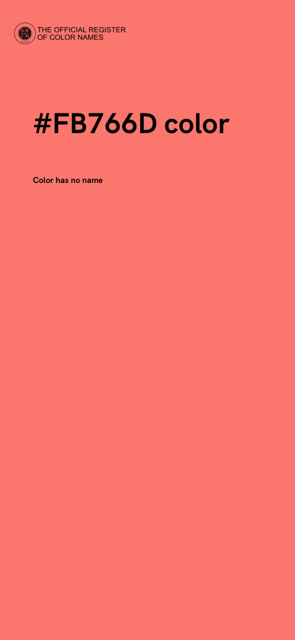 #FB766D color image