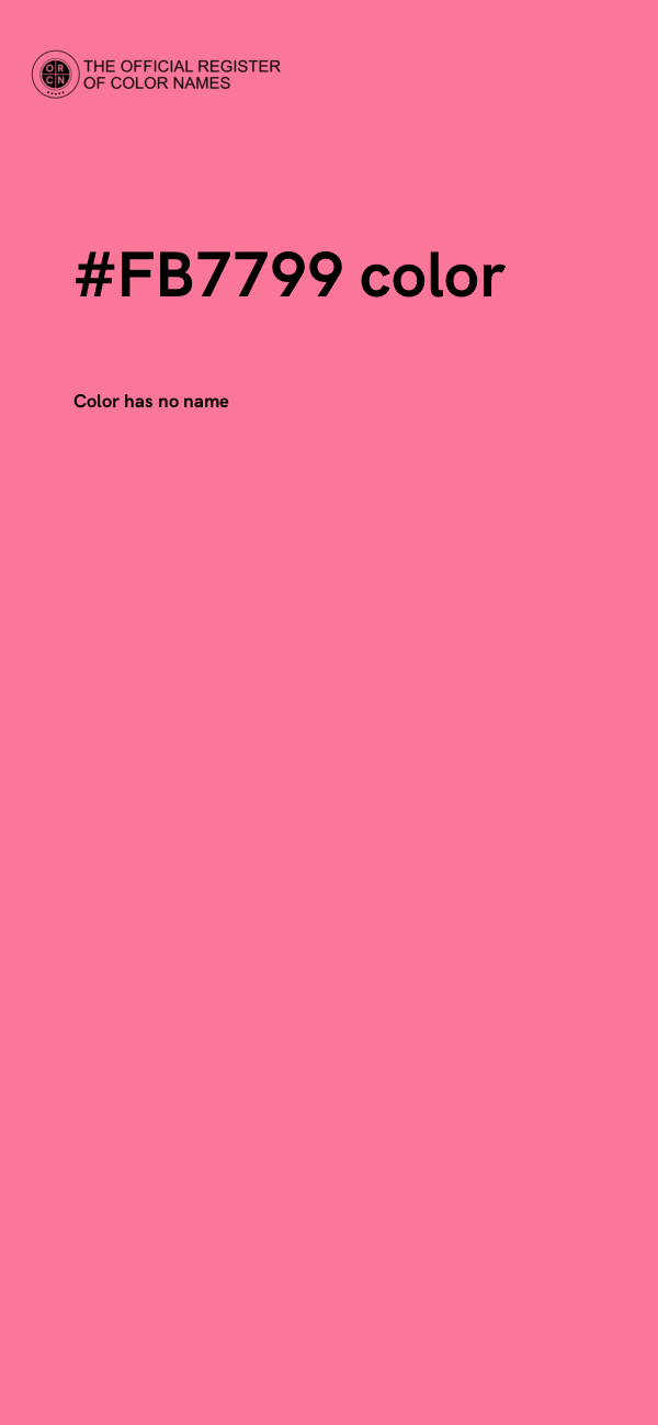#FB7799 color image