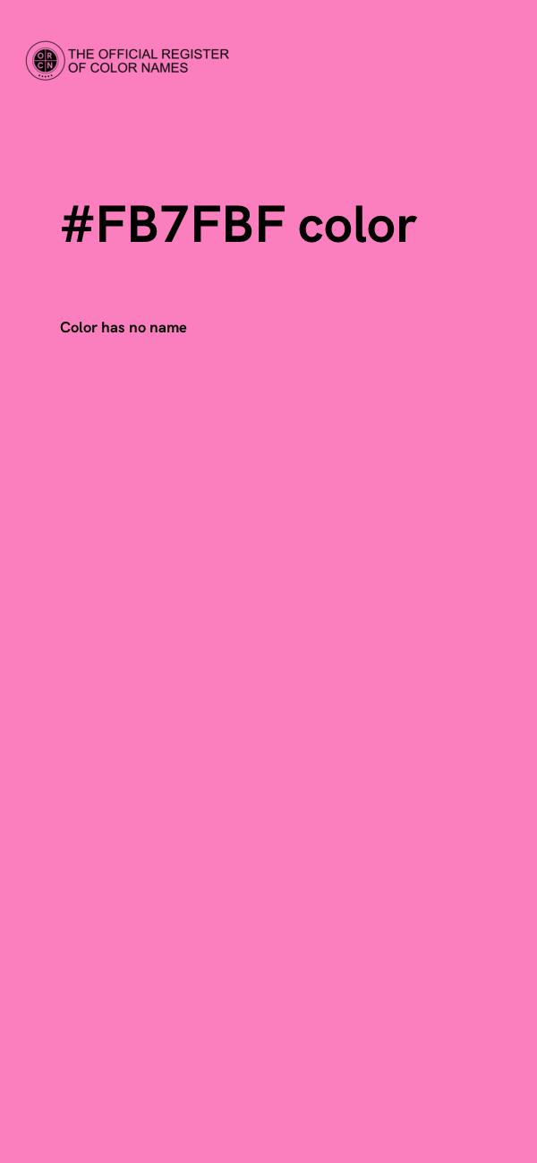 #FB7FBF color image