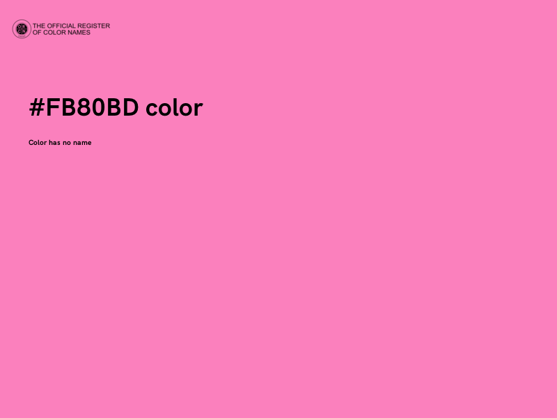 #FB80BD color image