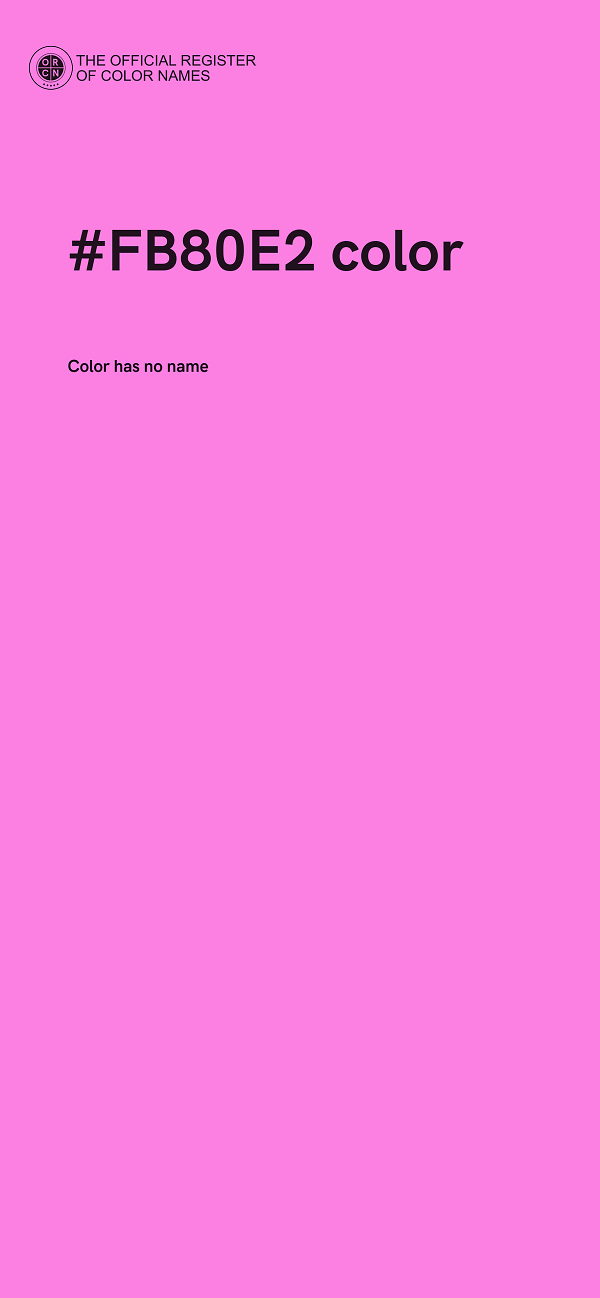 #FB80E2 color image