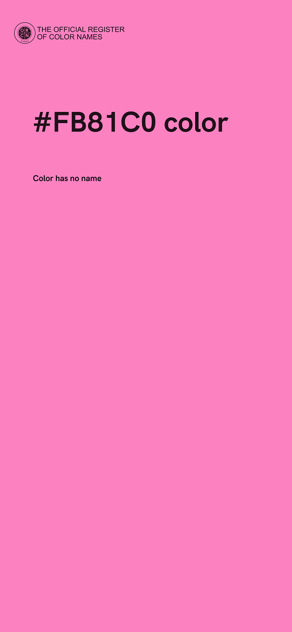 #FB81C0 color image