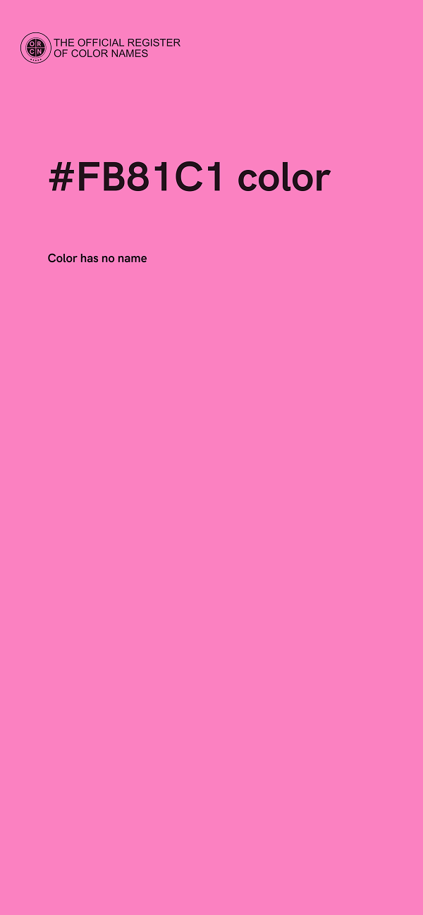 #FB81C1 color image