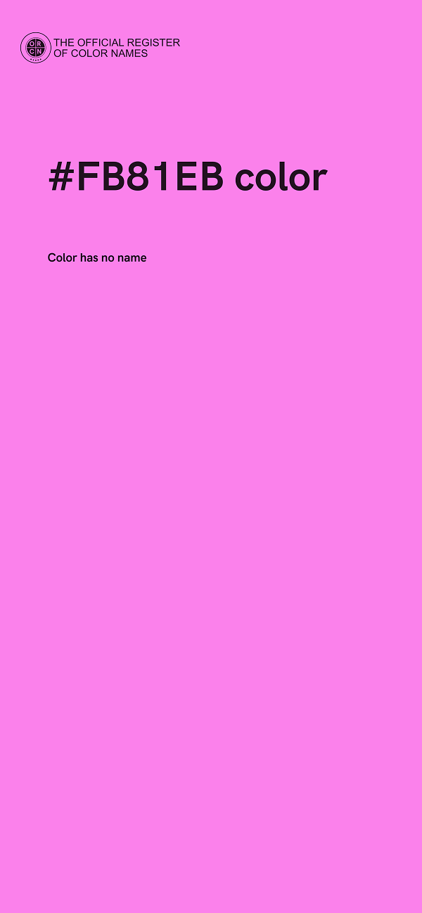 #FB81EB color image