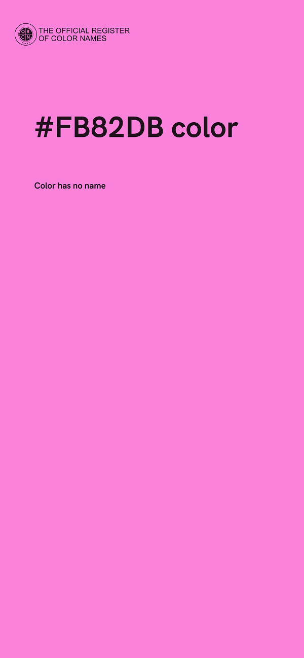 #FB82DB color image