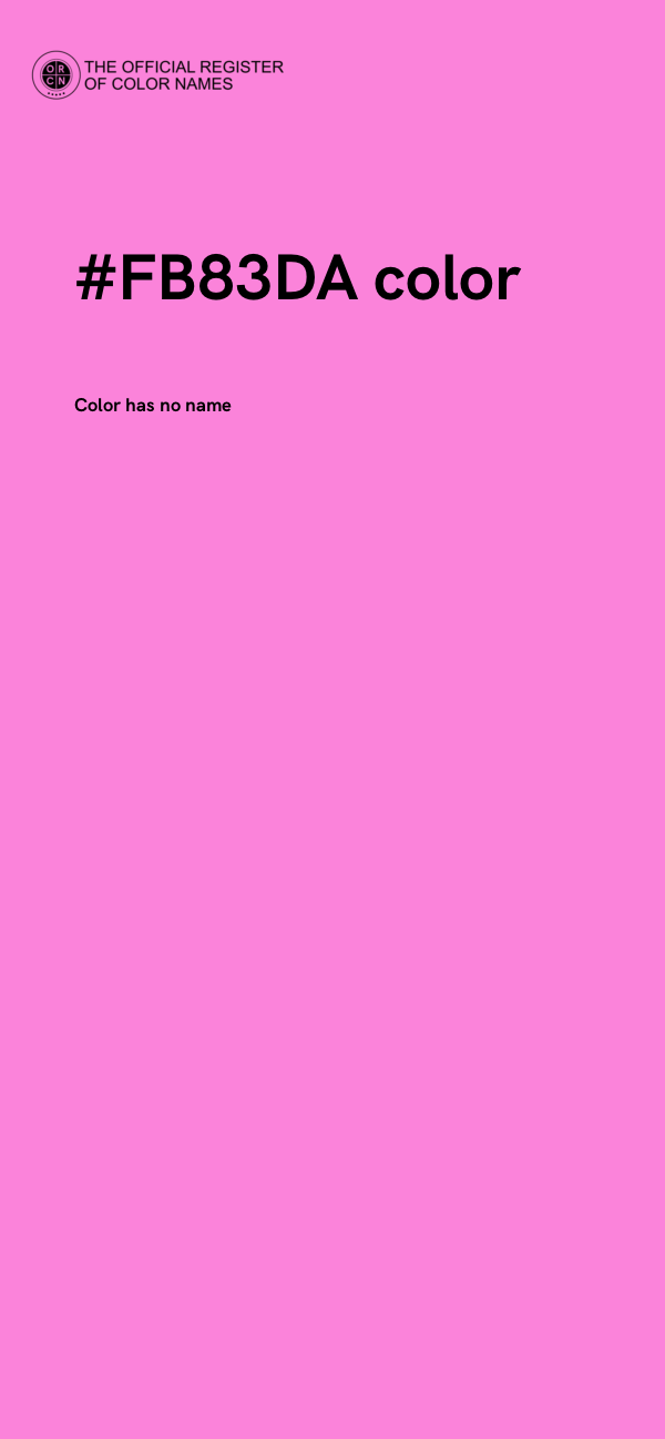 #FB83DA color image