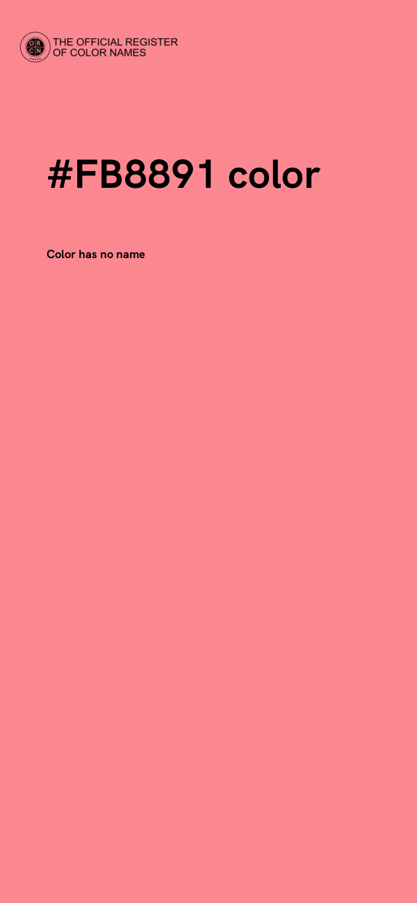#FB8891 color image
