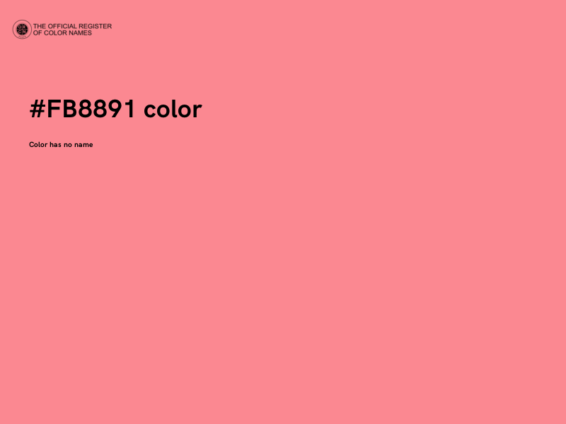 #FB8891 color image