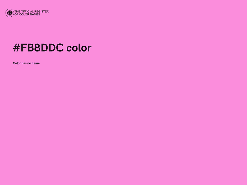 #FB8DDC color image