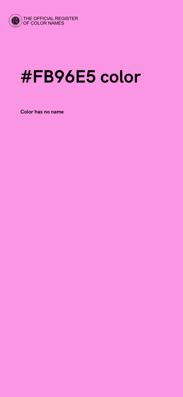 #FB96E5 color image
