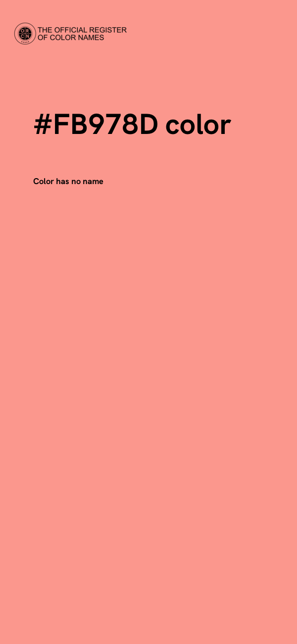 #FB978D color image