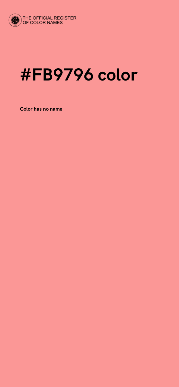 #FB9796 color image