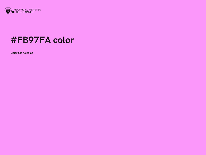 #FB97FA color image