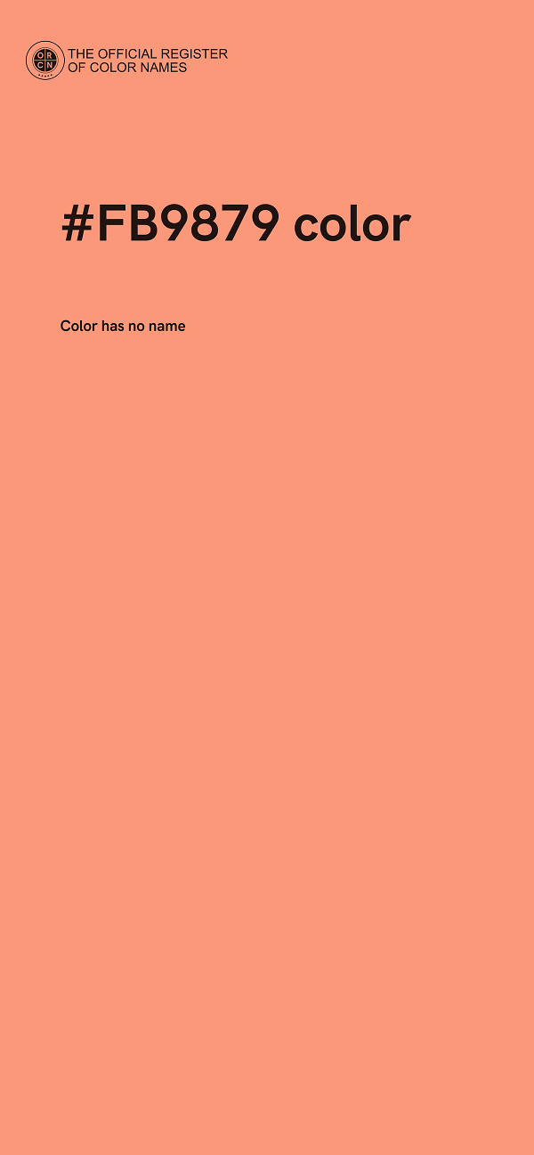 #FB9879 color image