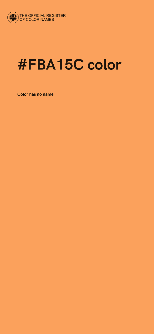 #FBA15C color image