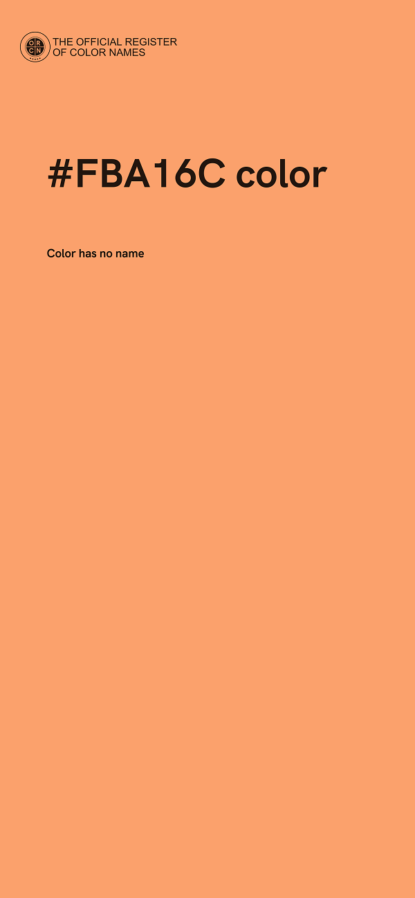 #FBA16C color image