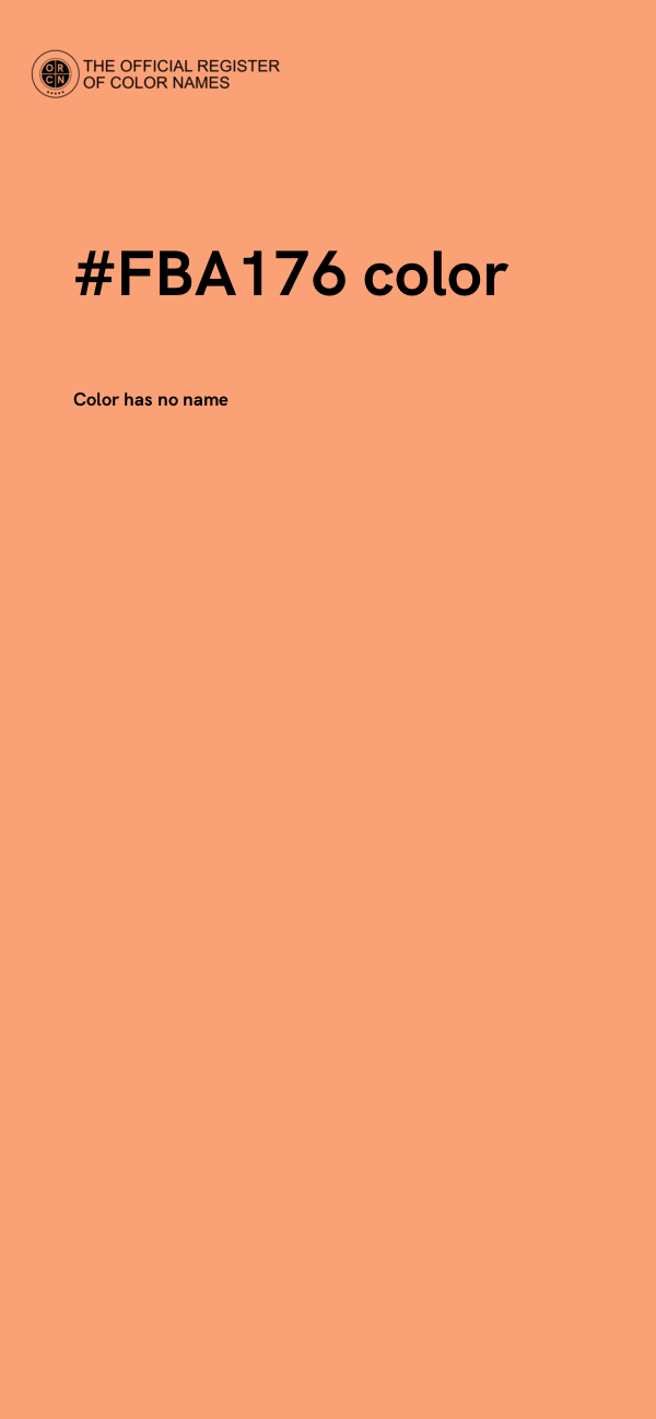 #FBA176 color image