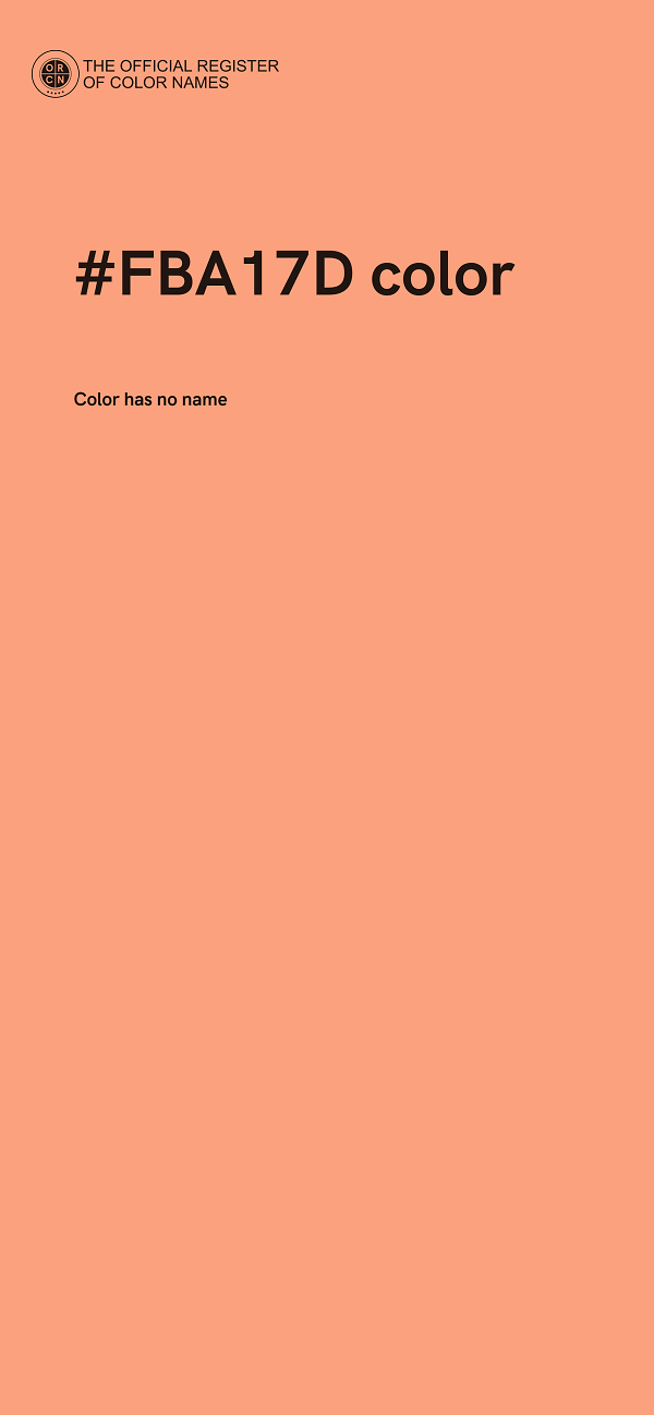 #FBA17D color image