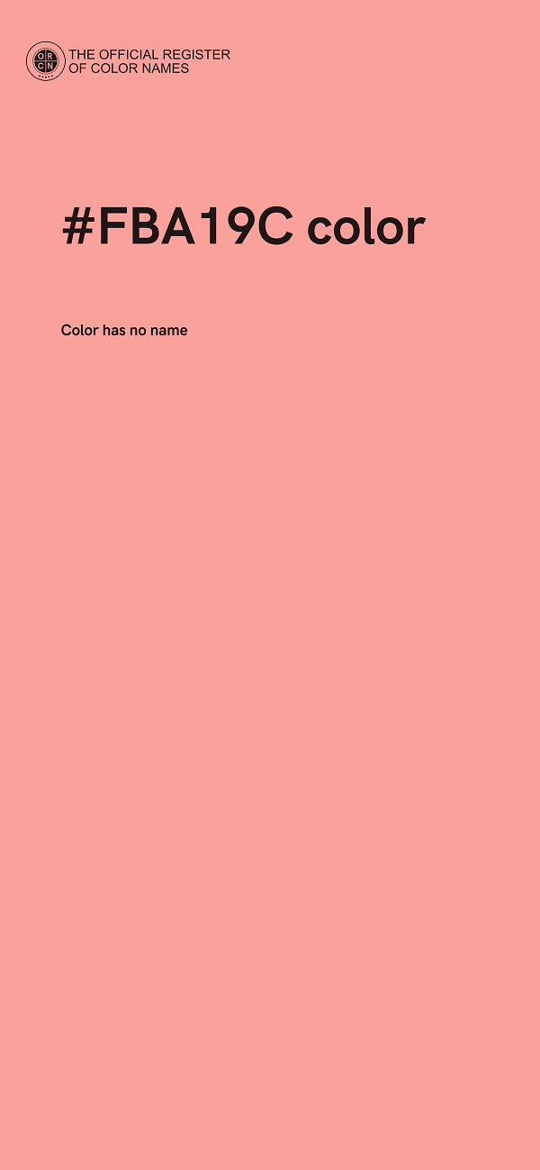 #FBA19C color image