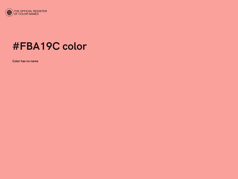 #FBA19C color image