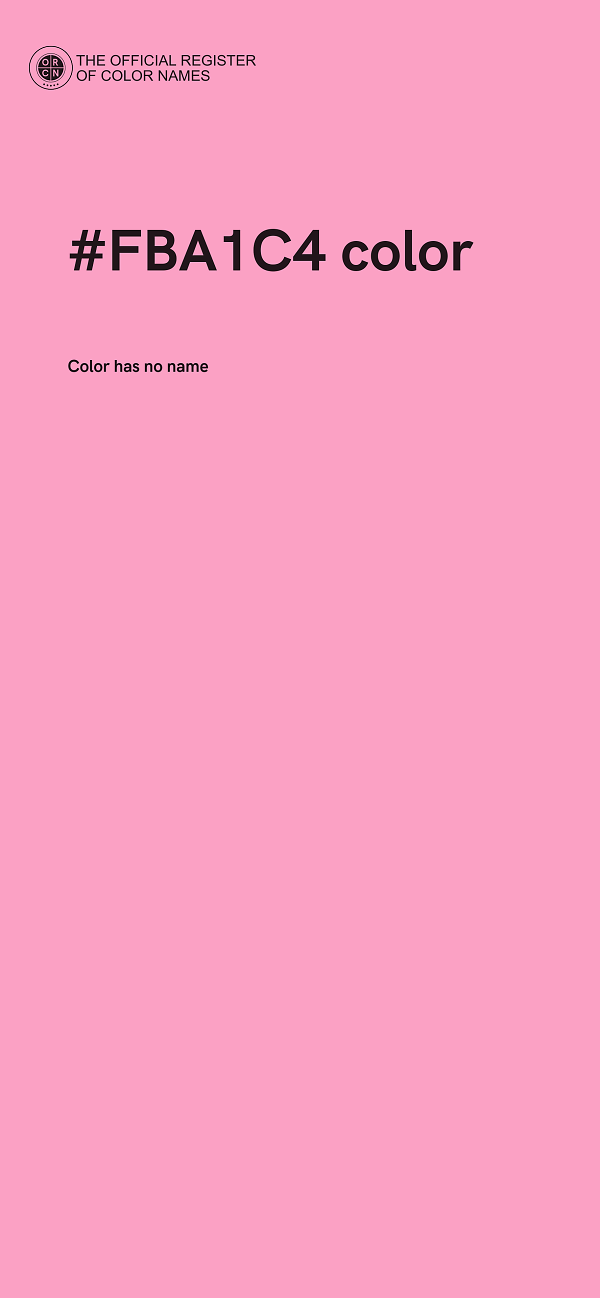 #FBA1C4 color image