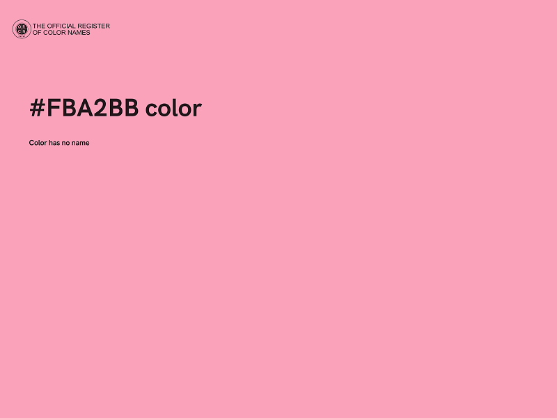 #FBA2BB color image