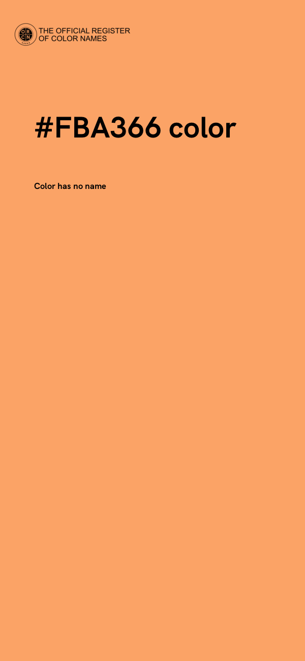 #FBA366 color image