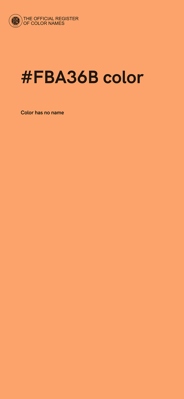 #FBA36B color image